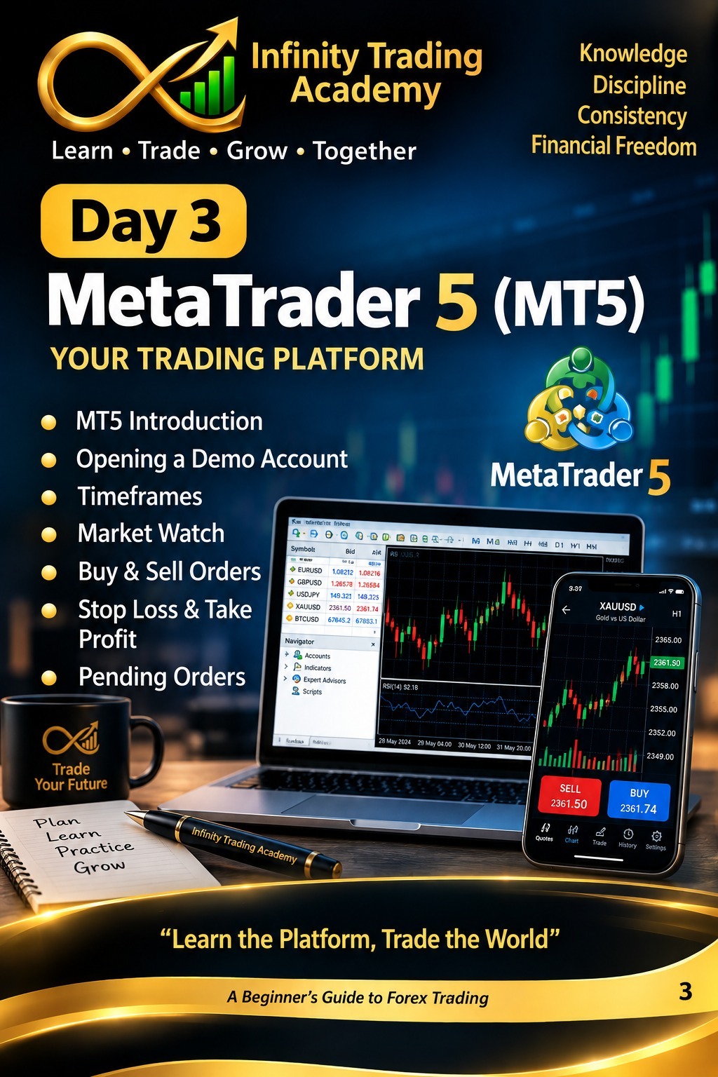 Day 3 MetaTrader 5