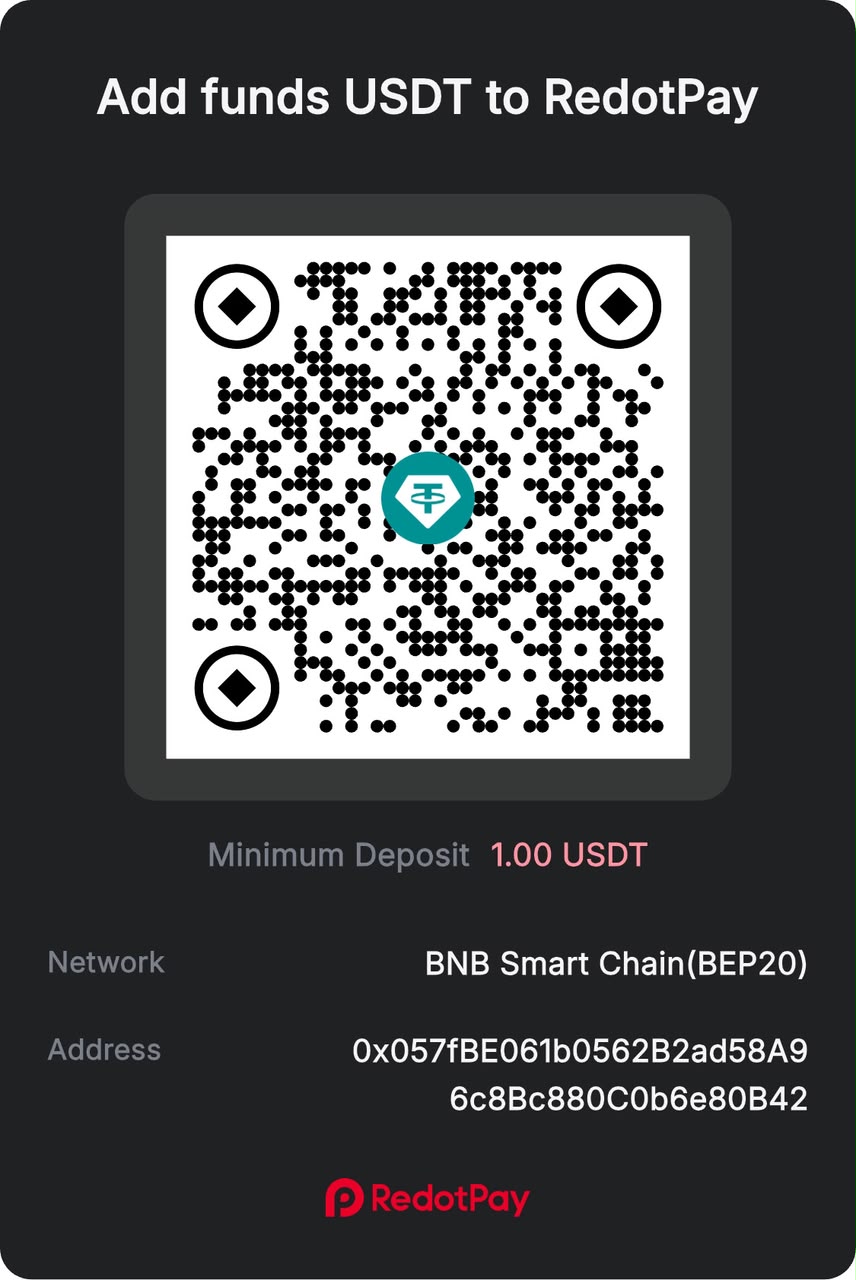 USDT BNB Smart Chain BEP20 payment QR code